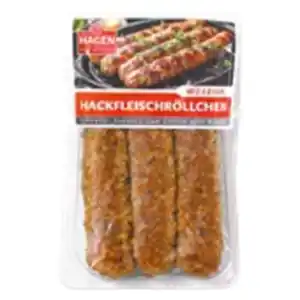 Hagen Feinkost Pikante Hackfleischröllchen für Grill und Pfanne