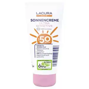 LACURA Sonnencreme Ultra Sensitive LSF50 75ml