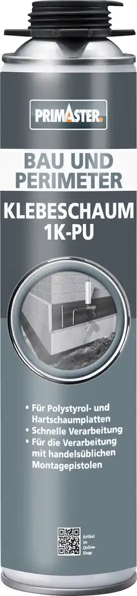 Bild 1 von Primaster Bau- & Perimeter Klebeschaum 1K-PU 750 ml
