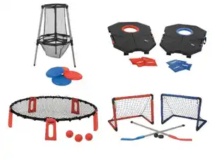 lupilu® Disc-Golf-Set / Bean-Bag-Spielset / Schmetterball-Set / Street-Hockey-Set,  4 Bean