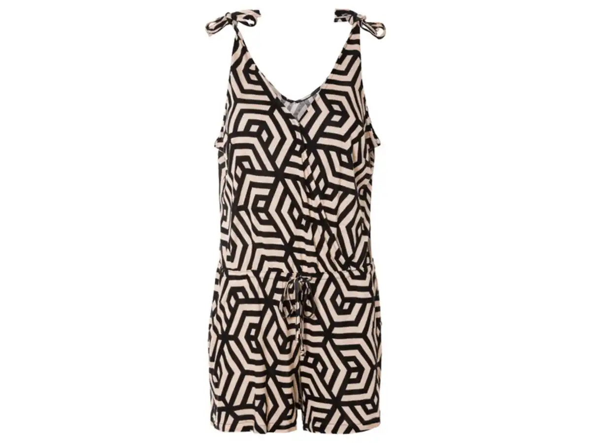 Bild 2 von esmara® Damen Leinen-Jumpsuit mit Druckknopf im Dekolleté