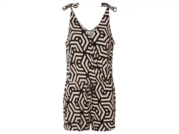 Bild 2 von esmara® Damen Leinen-Jumpsuit mit Druckknopf im Dekolleté