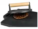 Bild 3 von GRILLMEISTER Grillpfanne + Servierplatte / Burgerpresse glatt / Burgerpresse gerillt