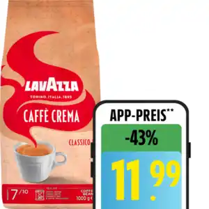 Lavazza Caffè Crema oder Espresso