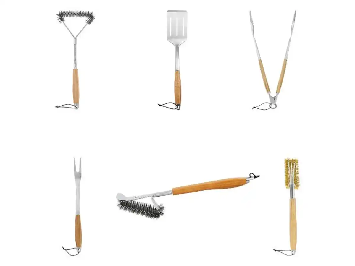 Bild 1 von GRILLMEISTER Grillzubehör mit Holzgriff
