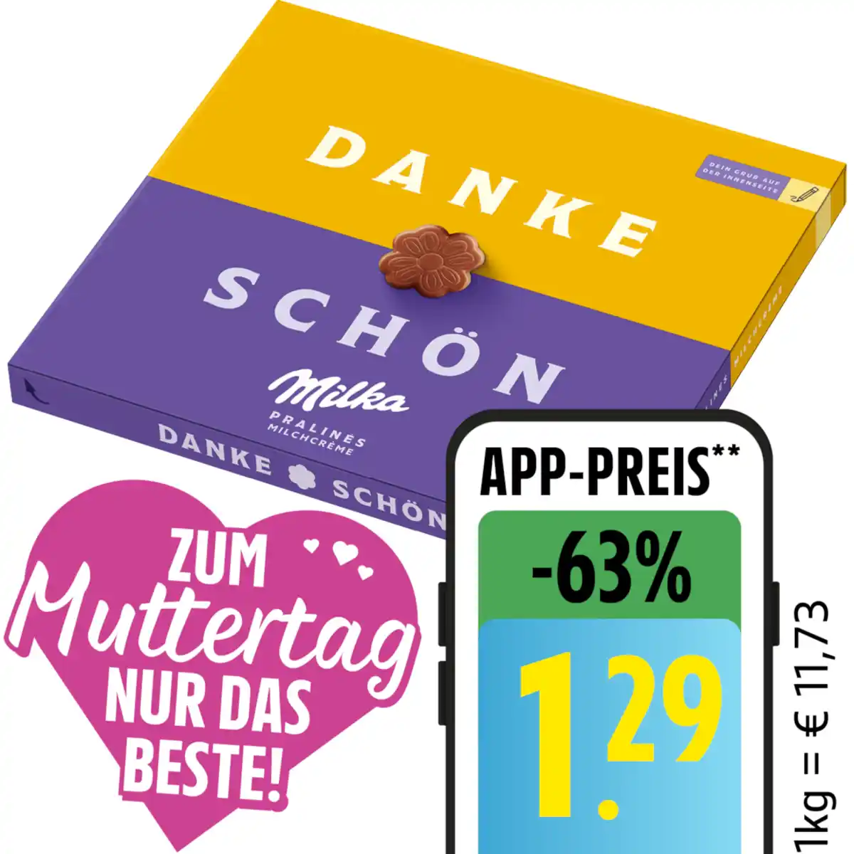 Bild 1 von Milka Pralinés