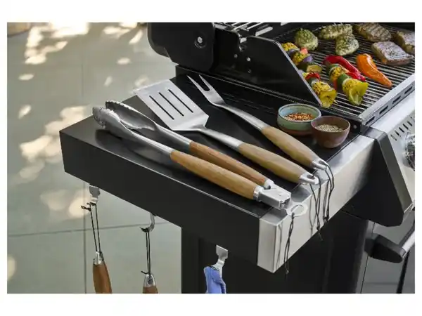 Bild 2 von GRILLMEISTER Grillzubehör mit Holzgriff
