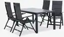 Bild 1 von HAGEN L160 Tisch + 4 MYSEN Stuhl grau