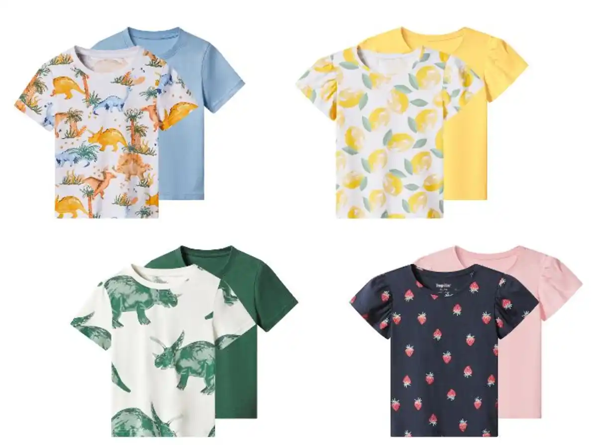 Bild 1 von lupilu® Kleinkinder T-Shirts, 2 Stück
