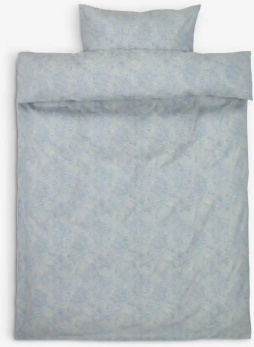 Bild 1 von Flanell-Bettwäsche KLARA 135x200 blau
