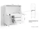 Bild 3 von byLIVING Kommode mit integriertem Schreibtisch Valentin