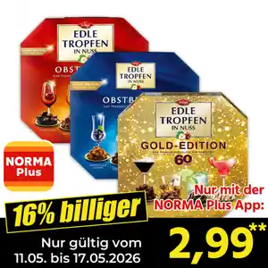 Trumpf Edle Tropfen in Nuss