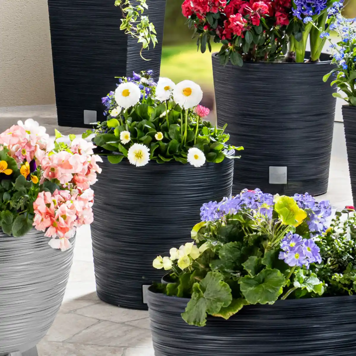 Bild 1 von Powertec Garden Pflanzgefäß rund