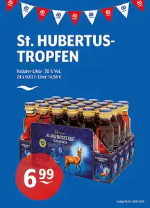 St. HUBERTUS-TROPFEN Kräuter-Likör 30 % Vol.