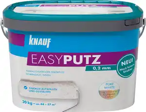 Knauf Easyputz Rollputz 20 kg 0,2 mm Schneeweiß