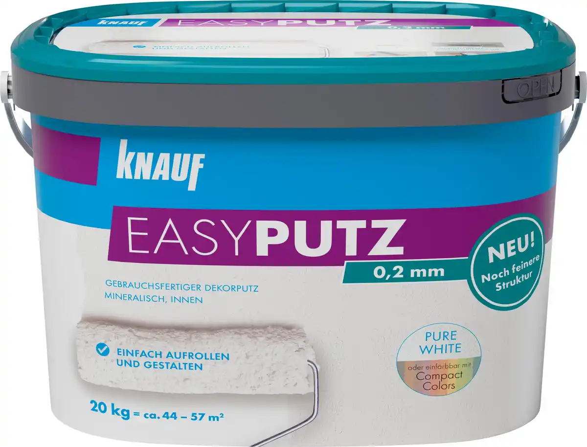 Bild 1 von Knauf Easyputz Rollputz 20 kg 0,2 mm Schneeweiß
