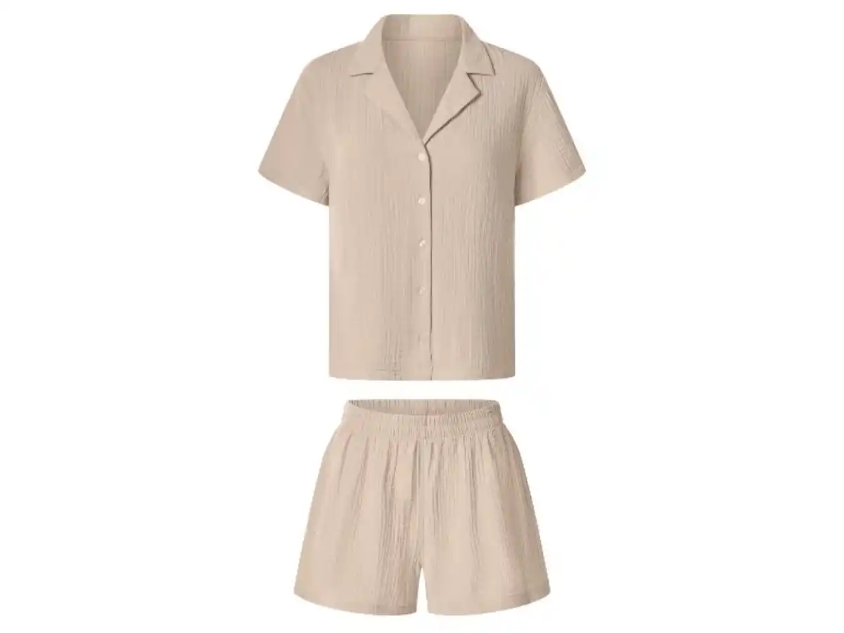 Bild 2 von esmara® Damen Musselin-Pyjama