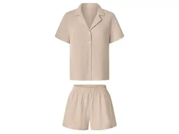 Bild 2 von esmara® Damen Musselin-Pyjama