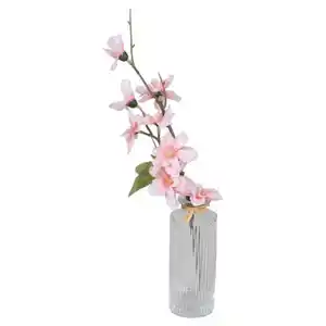 HOME CREATION Künstlicher Strauß mit Vase, Kirschblüte