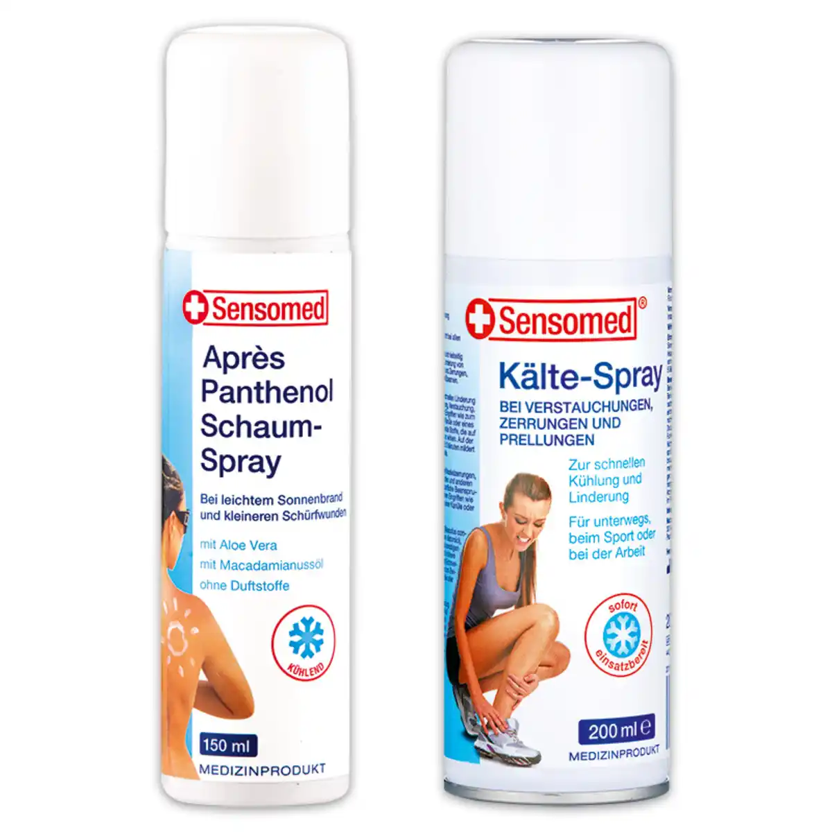 Bild 1 von Sensomed Kältespray / Après Panthenol Schaum-Spray