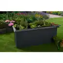 Bild 2 von Hochbeet, mit Schneckenschutz Gr. L, BxTxH: 193 x 83 x 76 cm, Metall, anthrazit