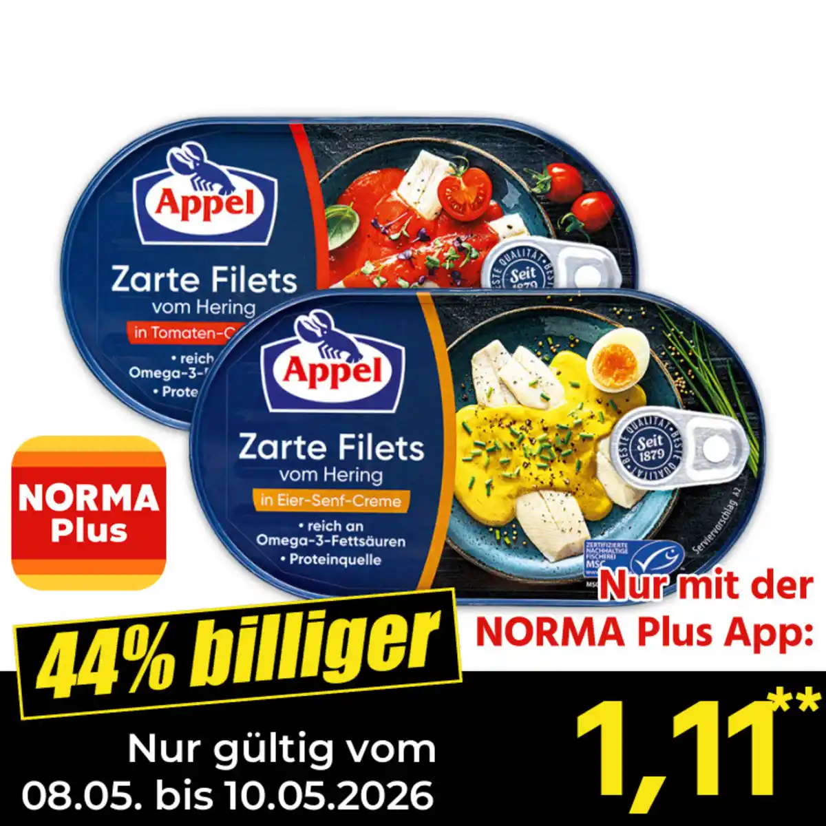 Bild 1 von Appel Herings-Filets