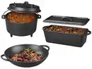 Bild 1 von GRILLMEISTER Dutch Oven / Kastenform mit Deckel/ Grill-Wok