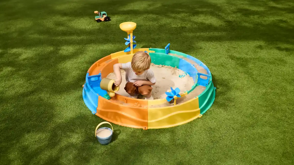 Bild 1 von TOYLINO 2-in-1-Stecksandkasten