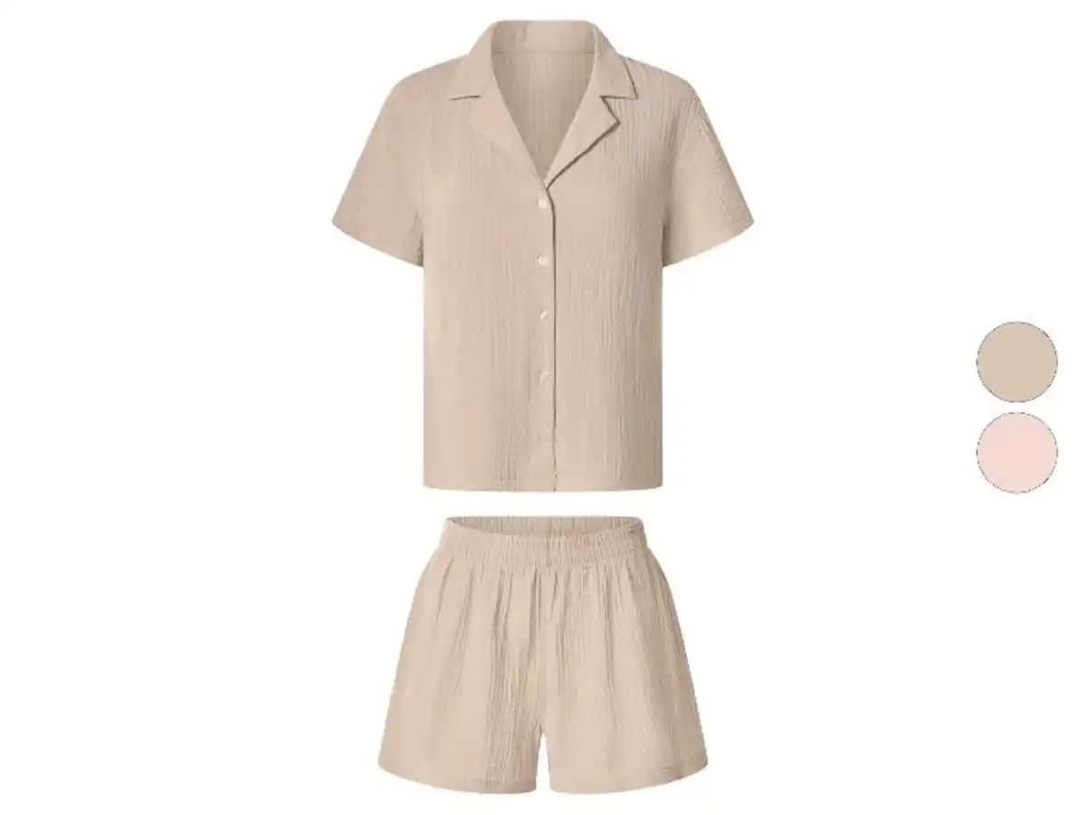 Bild 1 von esmara® Damen Musselin-Pyjama