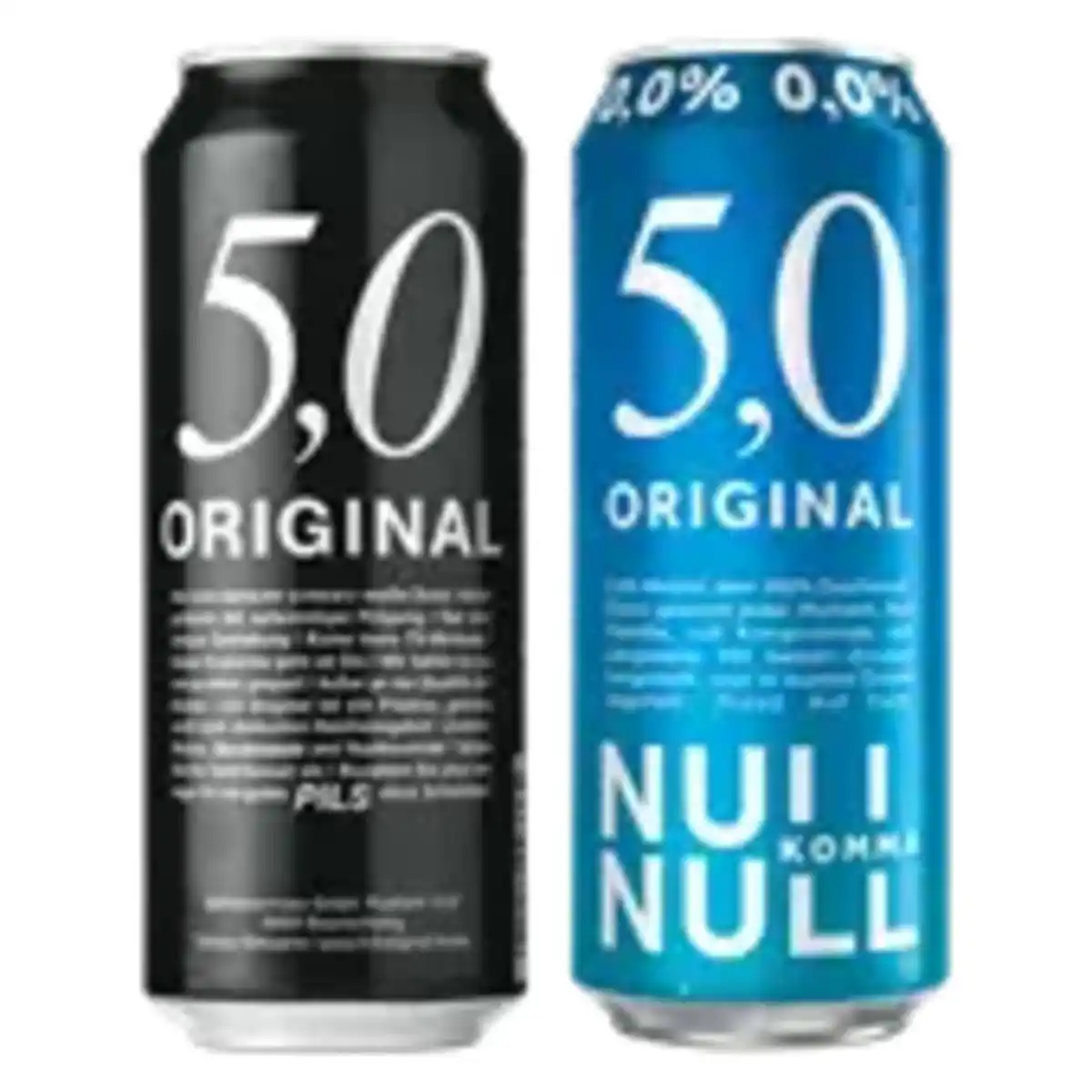 Bild 1 von 5,0 Original Pils, Export oder 0,0 %