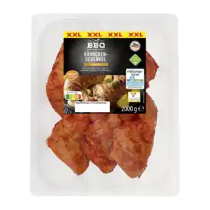 BBQ Hähnchen-Schenkel mit Rückenstück XXL