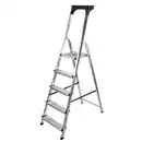 Bild 1 von RENOVO Stufen-Stehleiter »Classic«, 5 Sprossen, Aluminium