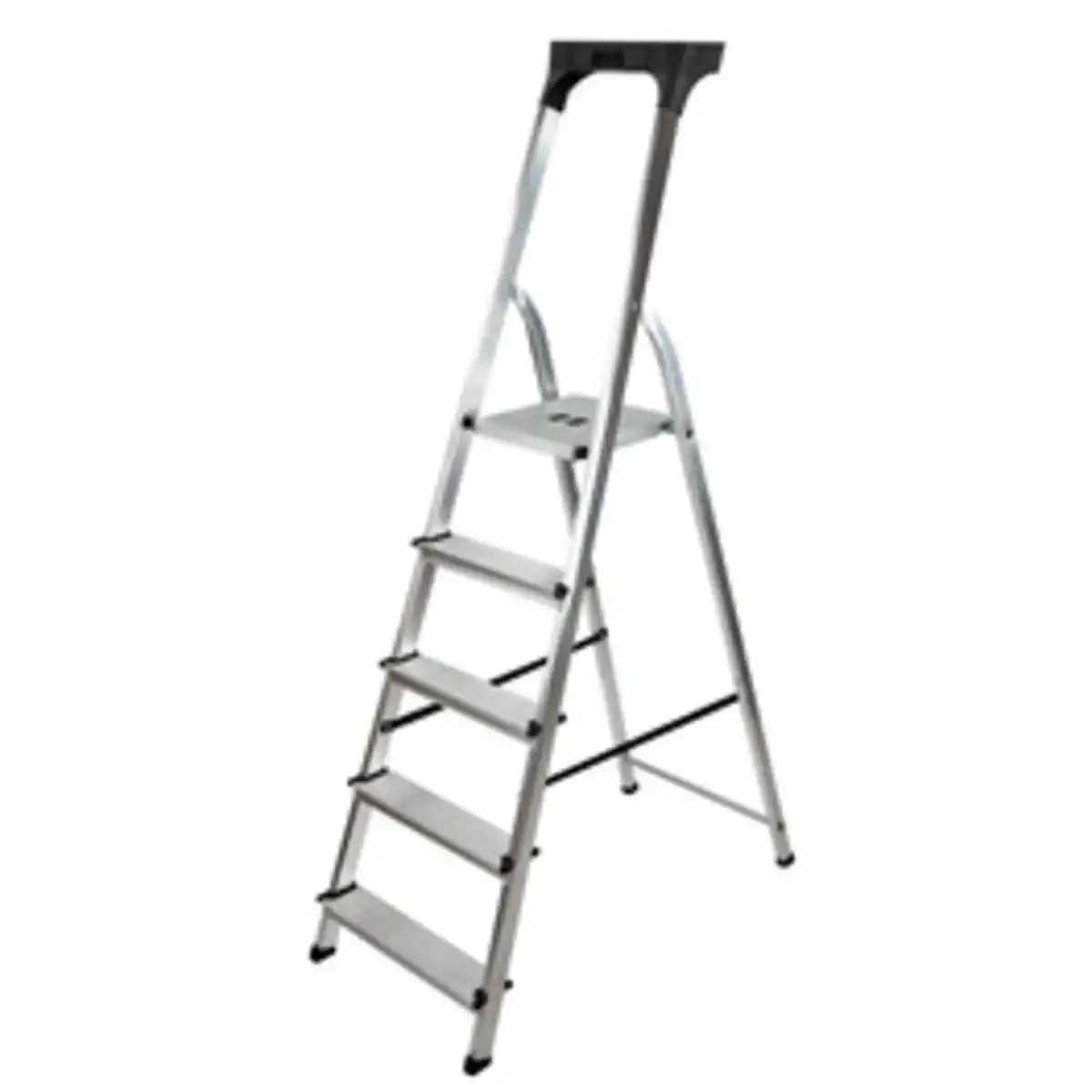Bild 1 von RENOVO Stufen-Stehleiter »Classic«, 5 Sprossen, Aluminium