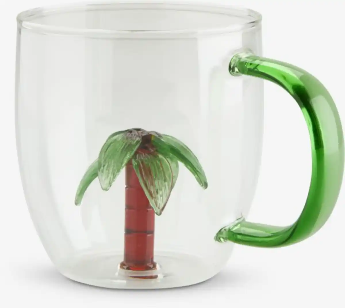 Bild 1 von Becher HILMER Ø8xH9cm 32cl Glas m/Palme