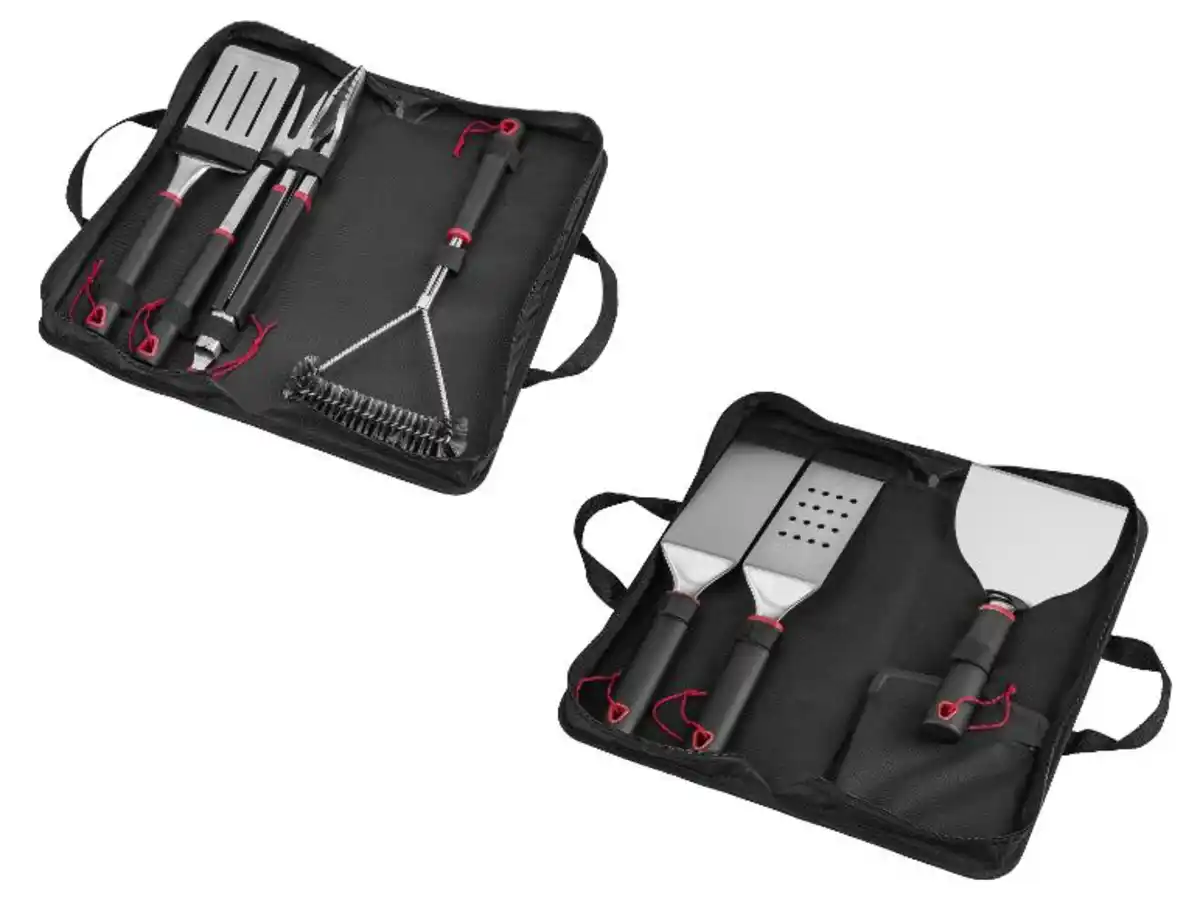 Bild 1 von GRILLMEISTER Edelstahl-Grillbesteck-Set / Edelstahl-Grillwender-Set