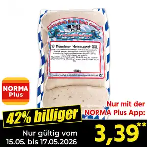 Erwin Reiß Münchner Weißwurst XXL