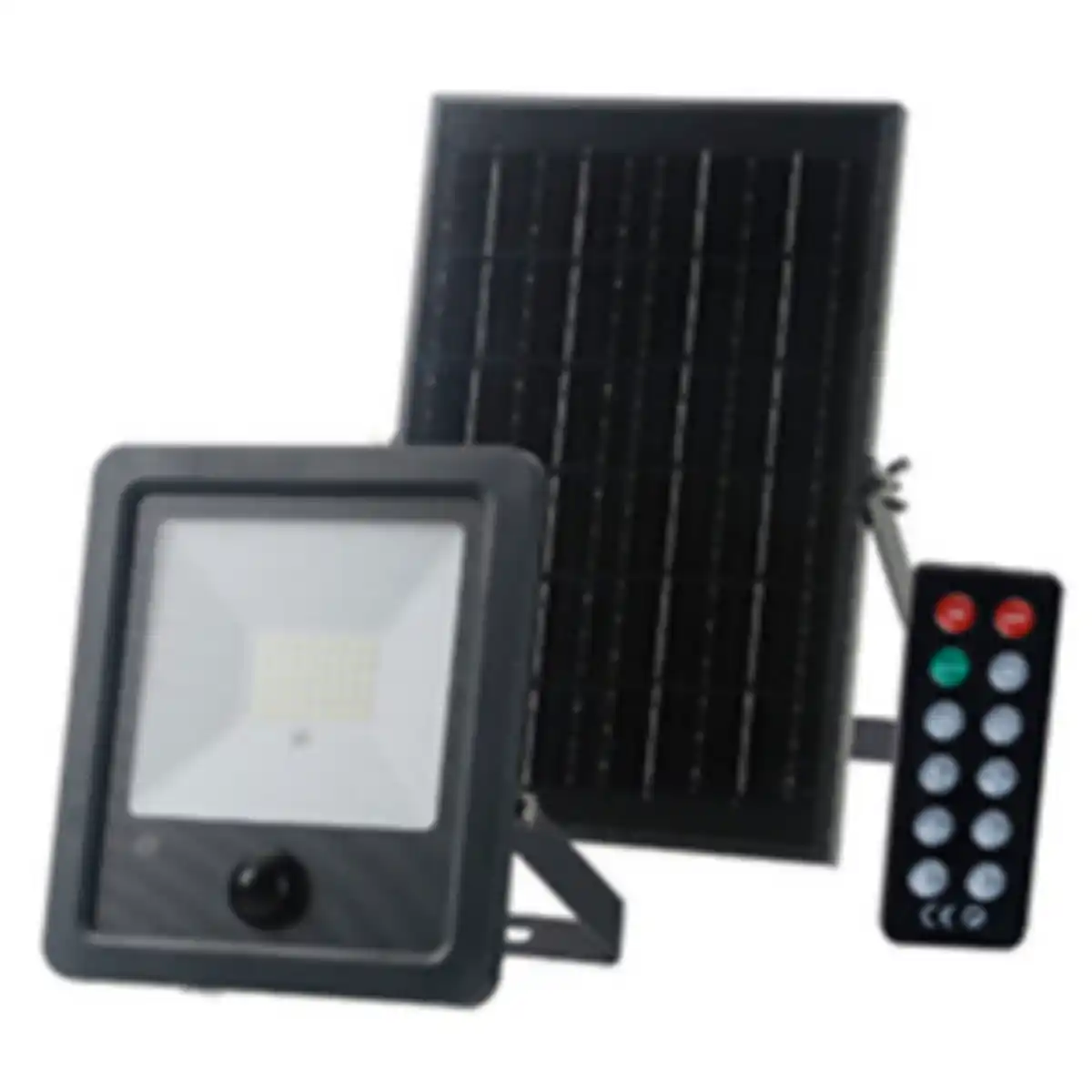 Bild 2 von CASAYA LED-Strahler »Eckhard«, mit Solarpanel 12W, schwarz
