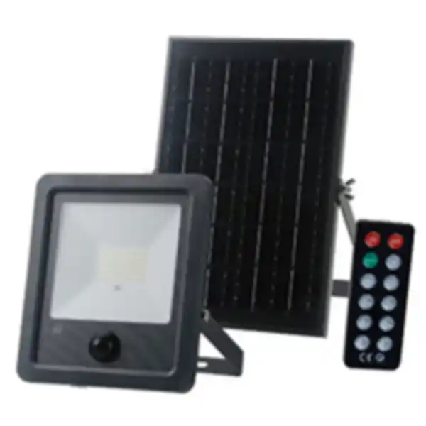 Bild 2 von CASAYA LED-Strahler »Eckhard«, mit Solarpanel 12W, schwarz