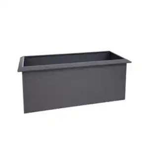 Hochbeet, mit Schneckenschutz Gr. L, BxTxH: 193 x 83 x 76 cm, Metall, anthrazit