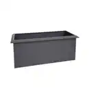 Bild 1 von Hochbeet, mit Schneckenschutz Gr. L, BxTxH: 193 x 83 x 76 cm, Metall, anthrazit