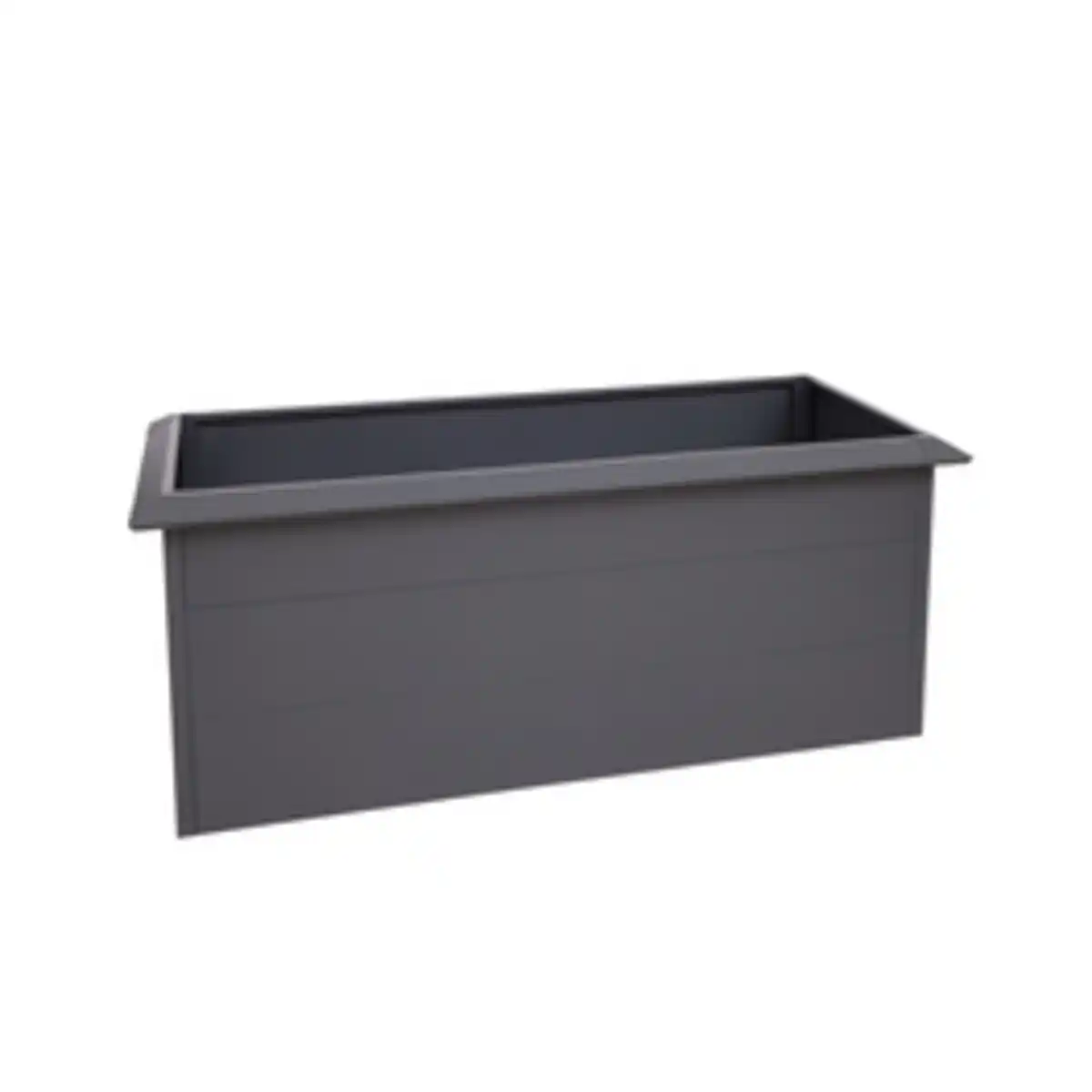 Bild 1 von Hochbeet, mit Schneckenschutz Gr. L, BxTxH: 193 x 83 x 76 cm, Metall, anthrazit