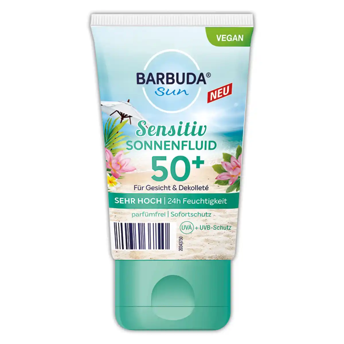 Bild 1 von Barbuda Sun Sensitiv Sonnenfluid