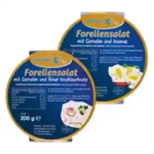 Nordriff Forellensalat mit Garnelen