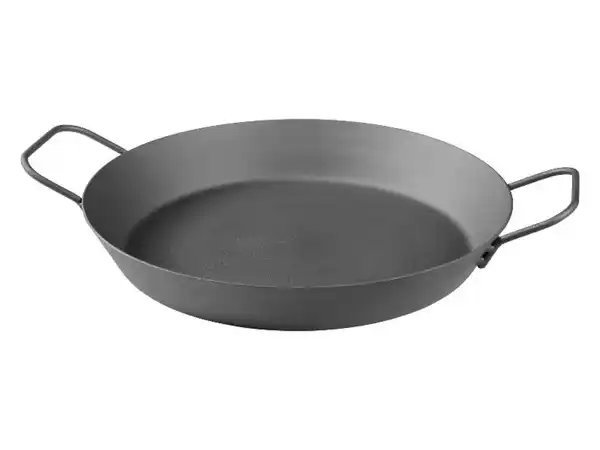 Bild 2 von GRILLMEISTER Ø 32 Eisen-Grillpfanne / Ø 28,5 Eisen-Grillpfanne mit perforiertem Boden / Ø 20 Eisen-Grillpfanne mit Servierbrett