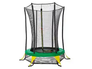 Playtive Kinder-Trampolin mit Sicherheitsnetz""
