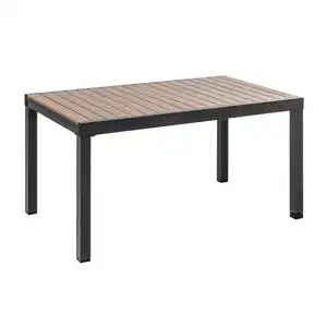 Ausziehbarer Gartentisch aus Aluminium "GENUA 2.0" - Braun