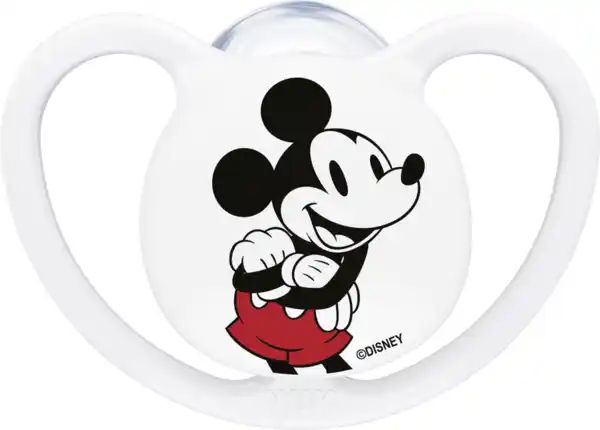 Bild 3 von NUK Disney Mickey Mouse Perfect Match Air Silikon-Schnuller, 18-36 Monate