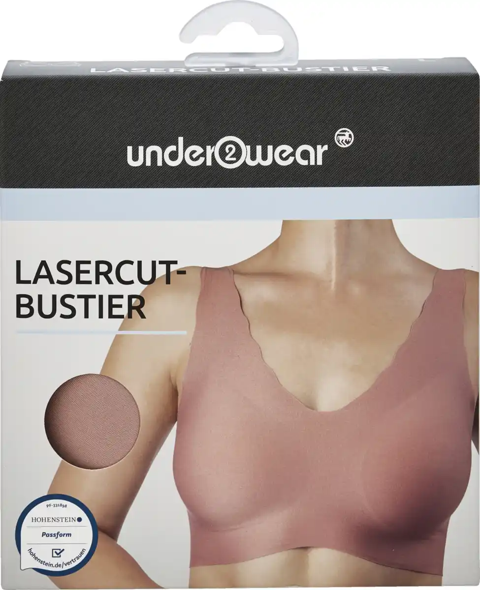 Bild 1 von under2wear Lasercut Bustier rose Gr. M