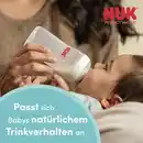 Bild 2 von NUK Perfect Match Glasbabyflasche, 0 Monate+