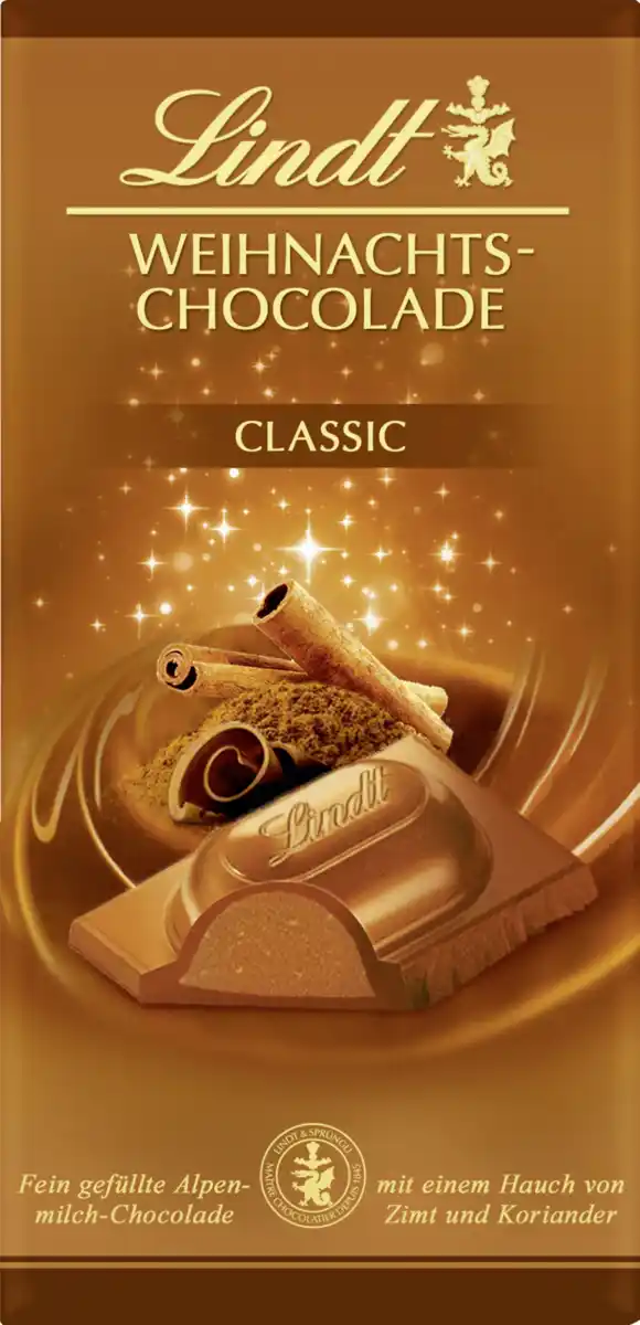 Bild 1 von Lindt Weihnachtschokolade Classic, 100 g